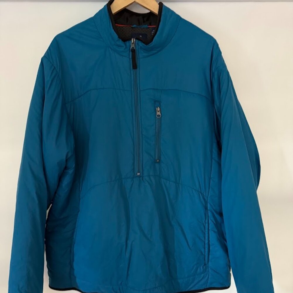 Chaps Blue Half Zip Jacket, XXL